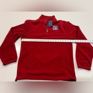 Croft & Barrow Vibrant Red Fleece Pullover